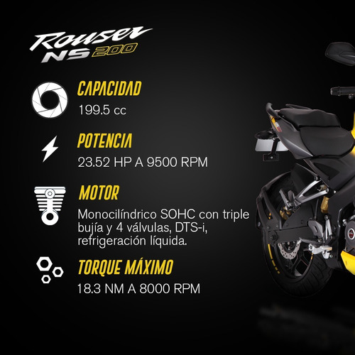 Imagen 3 de 15 de Bajaj Rouser Ns 200 Chakan Moto Plan Ahora 12