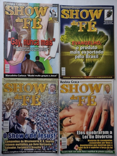 Revista Show Da Fé Gay, Nunca Mais (8 Revistas)