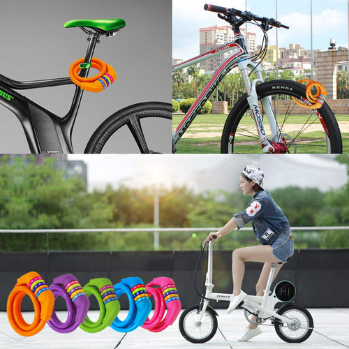 Idealux - Cable De Bloqueo Para Bicicleta 1,4 M, Cable De B