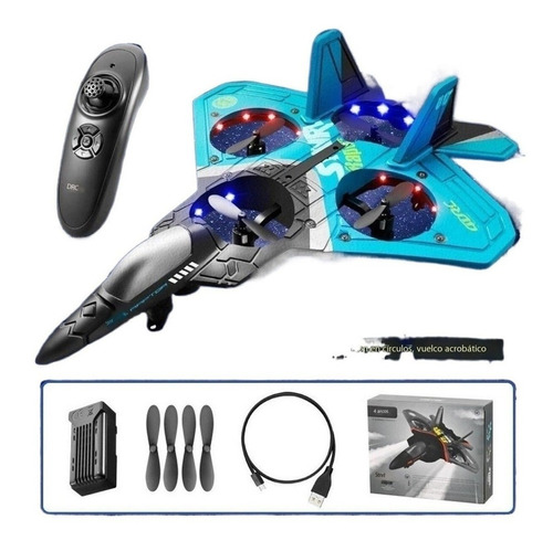 Teledirigido Rc Plane Aero Jet Dron 2.4 G Radio Co Avión [u]