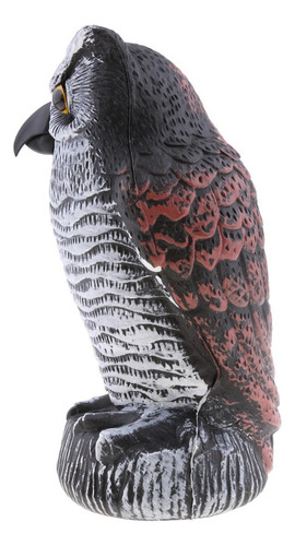Gran Falcon Decoy Estatua Patio Jardín Espantapájaros Al