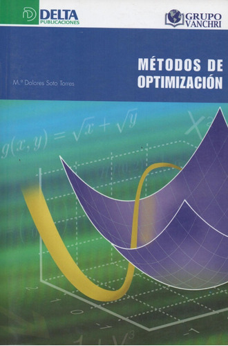 Libro Métodos De Optimización De Mª Dolores Soto Torres