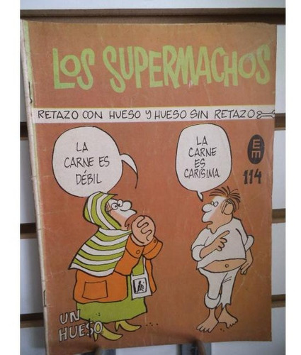 Comic Los Supermachos 114 Editorial Posada Vintage 