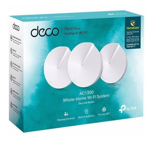 Tp-link Sistema Wifi Deco M5 1300 3 Pack Wifi 5ghz 1300mbit