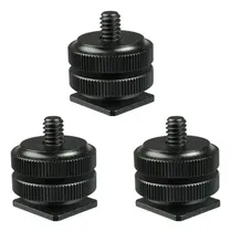 Comprar Set 3 Zapata Base Hot Shoe A 1\u002F4 Tornillo (macho)