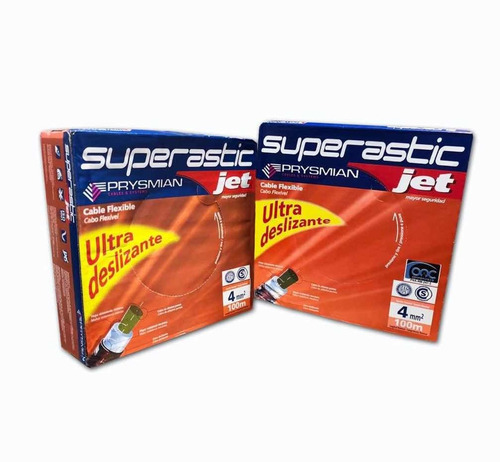 Imagen 1 de 10 de Cable 4mm Unipolar Superastic Pirelli Prysmian X200 Mts.