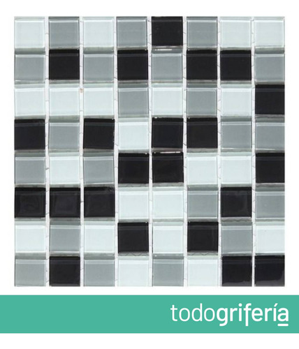 Malla Black Kooning Mosaicos Krystales 28,5x28,5