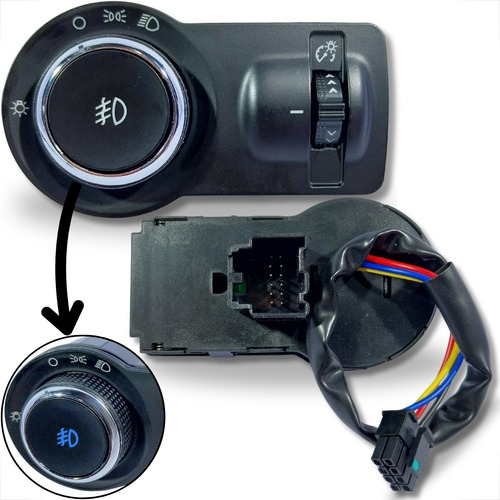 Kit Farol Milha Cobalt Onix Sonic Spin Prisma 2012 2016+led