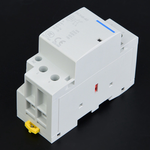 Contactor De Corriente Alterna 2p 40a, Riel Din Doméstico De
