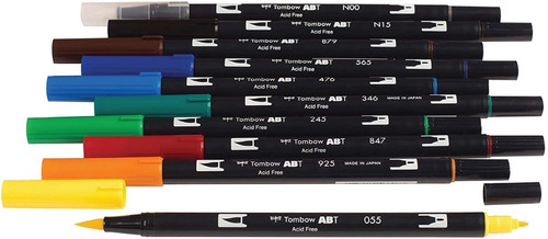 Imagen 4 de 9 de 10 Marcadores Tombow Dual Brush / Colores Primarios