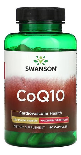 Suplemento Coq10 200 Mg 90 Capsulas Swanson