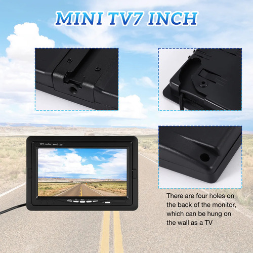 Pantalla Lcd 7 Pulgadas 1024x600 Para Cámara O Vehículo