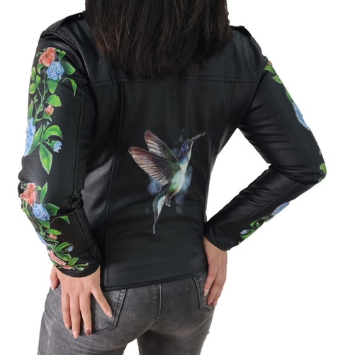 Chaqueta Para Dama En Cuero Tex - Edicion Colombia