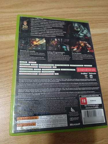 Doom 3 Bfg Edition Xbox 360 (Usado)