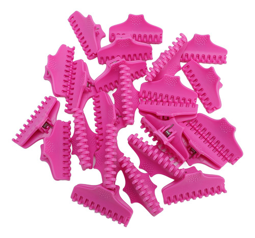 Juego De Pinzas Para Rizar El Pelo, 25 Unidades, Rosa, Pinza