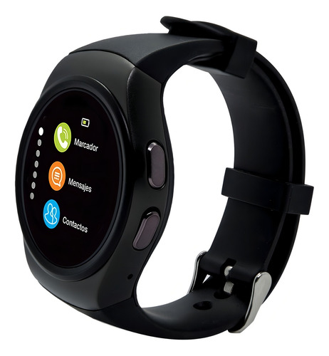 Smartwatch Mobo Move 2 Sim Micro Sd Calculadora Clima Cardio Color del bisel Negro