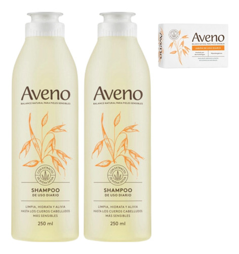 Combo X 2 Aveno Shampoo Piel Sensible 250 Ml