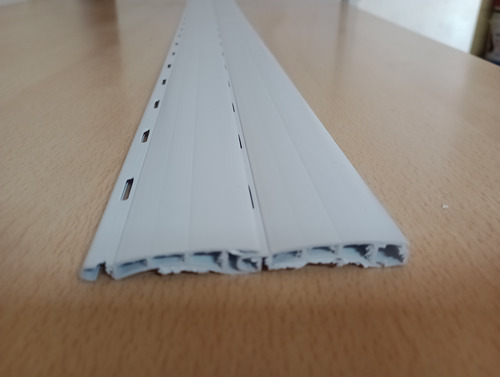 Cortina Persiana Enrollar Plasticas Pvc Modelo Mini Blanco