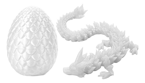 Dragón Impreso En 3d De 30 Cm En Forma De Huevo De 13 Cm, Mo