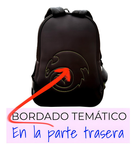 Mochila Primaria Chimuelo Dragón Cómo Entrenar A Tu Dragón