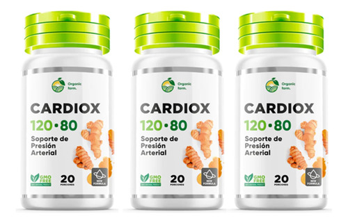 Pack 3x2 Suplemento Diuretico Natural Cardiox