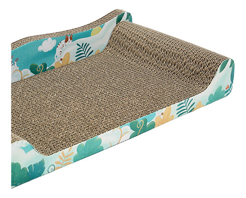 Cartón Rascador Para Gatos, La Cama Para Azul 50cmx27cmx9cm
