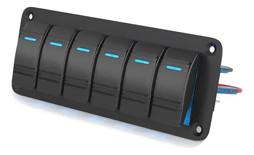 comprar Panel De Interruptores Basculantes Con Led Cristalino, 12 V,