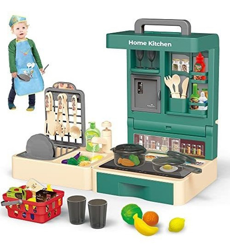 Juego De Cocina Aikitub Para Niños - 49 Piezas Accesorios