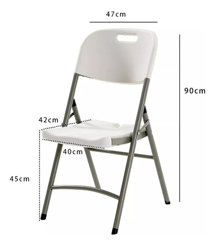 Silla Plegable Altus Grupo Tornado Fold Bighouse Resistente