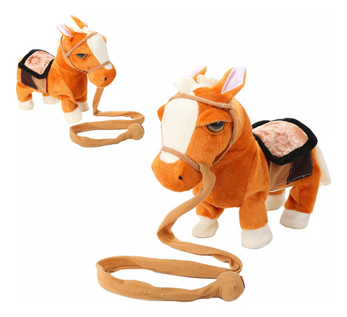 Muñeco De Peluche Infantil De Juguete Eléctrico Horse D