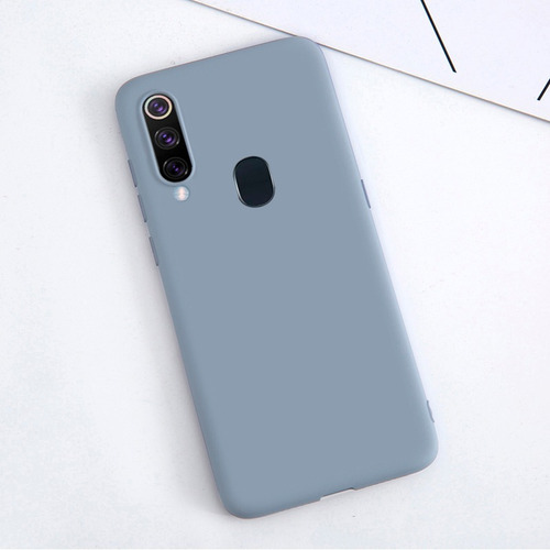 Funda Silicona Líquida Premium + Vidrio Galaxy M10 M20 M30