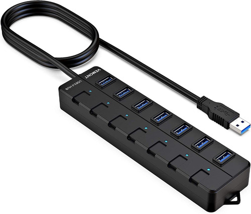 Hub Individual Vemont Usb 3.0 De 7 Puertos