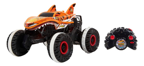 Camión Rc Mattel Hgv87, 2.4 Ghz, Escala 1:15, Usb, Naranja