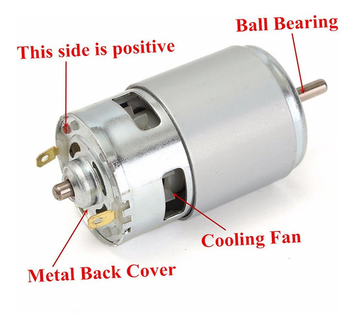 Motor Motor 3500-9000rpm Torque Dc Motor De Alto Ruido