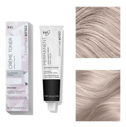 Tinte Toner En Crema Matizador Capilar Ion Platinum Pearl