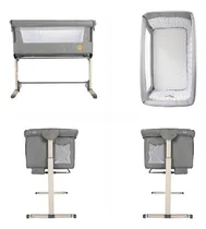 Comprar Cuna Colecho Infantil Para Bebe Recien Nacido Color Gris Diseño De La Tela Antialergico