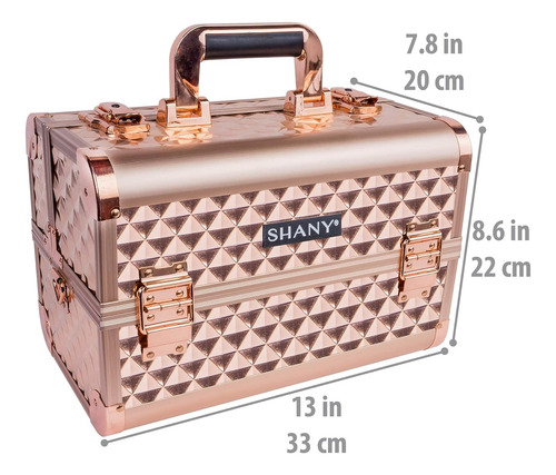 Shany Premier Fantasy Estuche Maquillaje Profesional Rose Gold