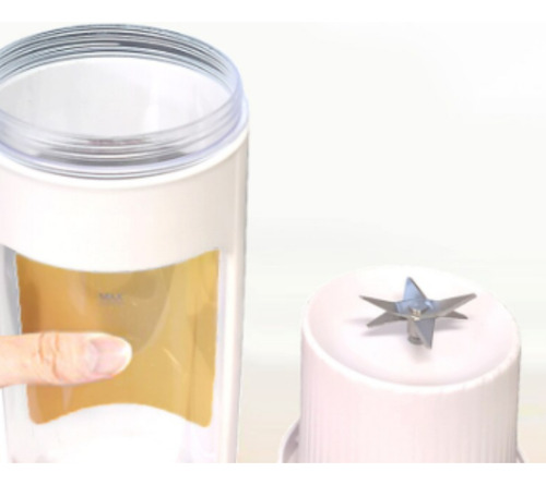 6 Vaso Licuadora Portátil De 450 Ml De 6 Aspas Mayoreo