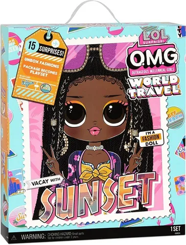 Lol Surprise! Omg World Travel Muñeca Sunset