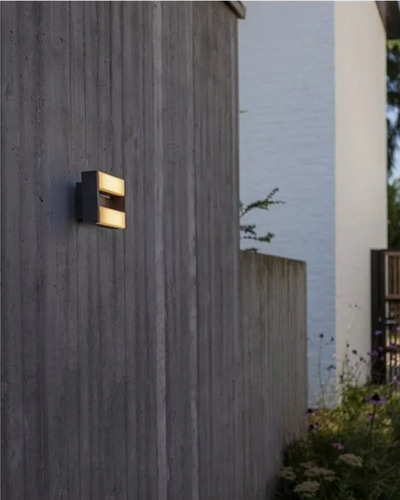 Lampara Led Para Pared Exterior Aplique De Jardin Cochera