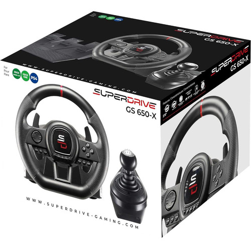 Volante Subsonic Gs650-x Con Palanca Y 3 Pedales Para