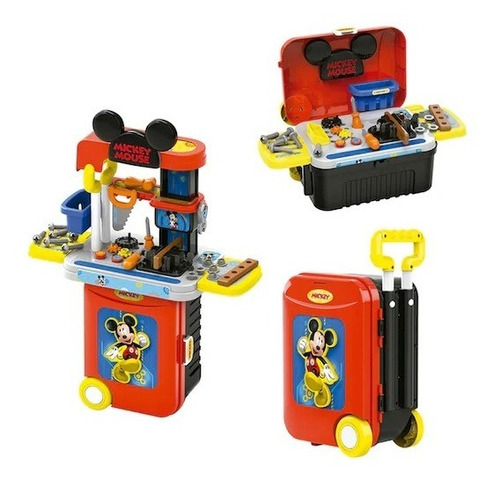 Set De Maleta Mickey Super Herramientas 3 En 1 - Disney