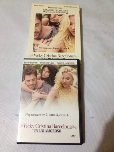 Vicky Cristina Barcelona Un Lío Amoroso Película Dvd 