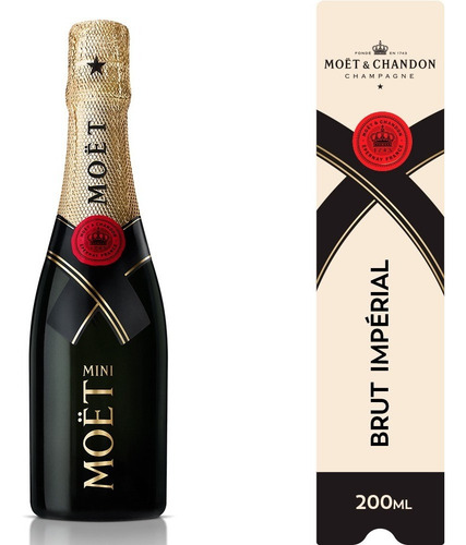 Champán Moet Chandon Brut Imperial, 200 Ml, Original