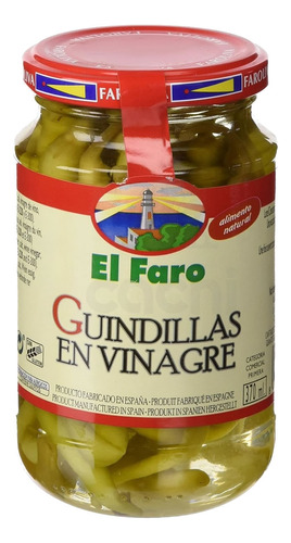 11660 El Faro Guindillas Españolas En Vinagre 370grs