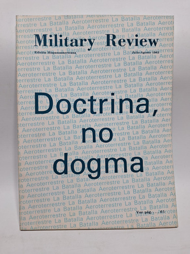 Antigua Revista Military Review 1983 Doctrina No Dogma Le781