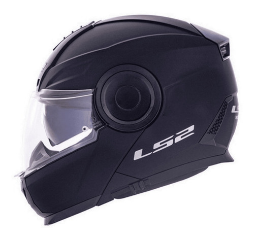 Capacete Ls2 Ff902 Scope Matt Black Escamoteável Preto Fosco Cor Preto-fosco Tamanho do capacete 57-58