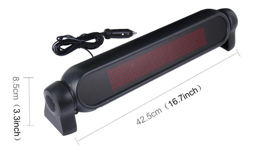 Monitor Vehiculo Dc 12v Led Escapara Te Programable Bn