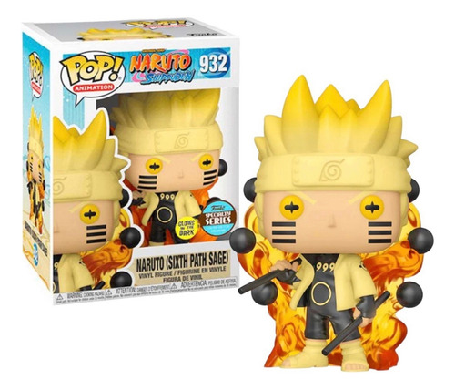 Funko Pop Naruto Sixth Path Sage Mode #932 Glow In The Dark