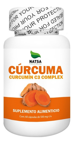 Curcuma Complex 60 Cápsulas, Calidad Premium Sabor Natural